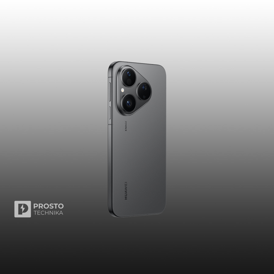  Смартфон Huawei Pura 80 12/256Gb, чёрный (Frosted Black)